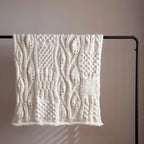 Snow White Knitted Bliss Blanket