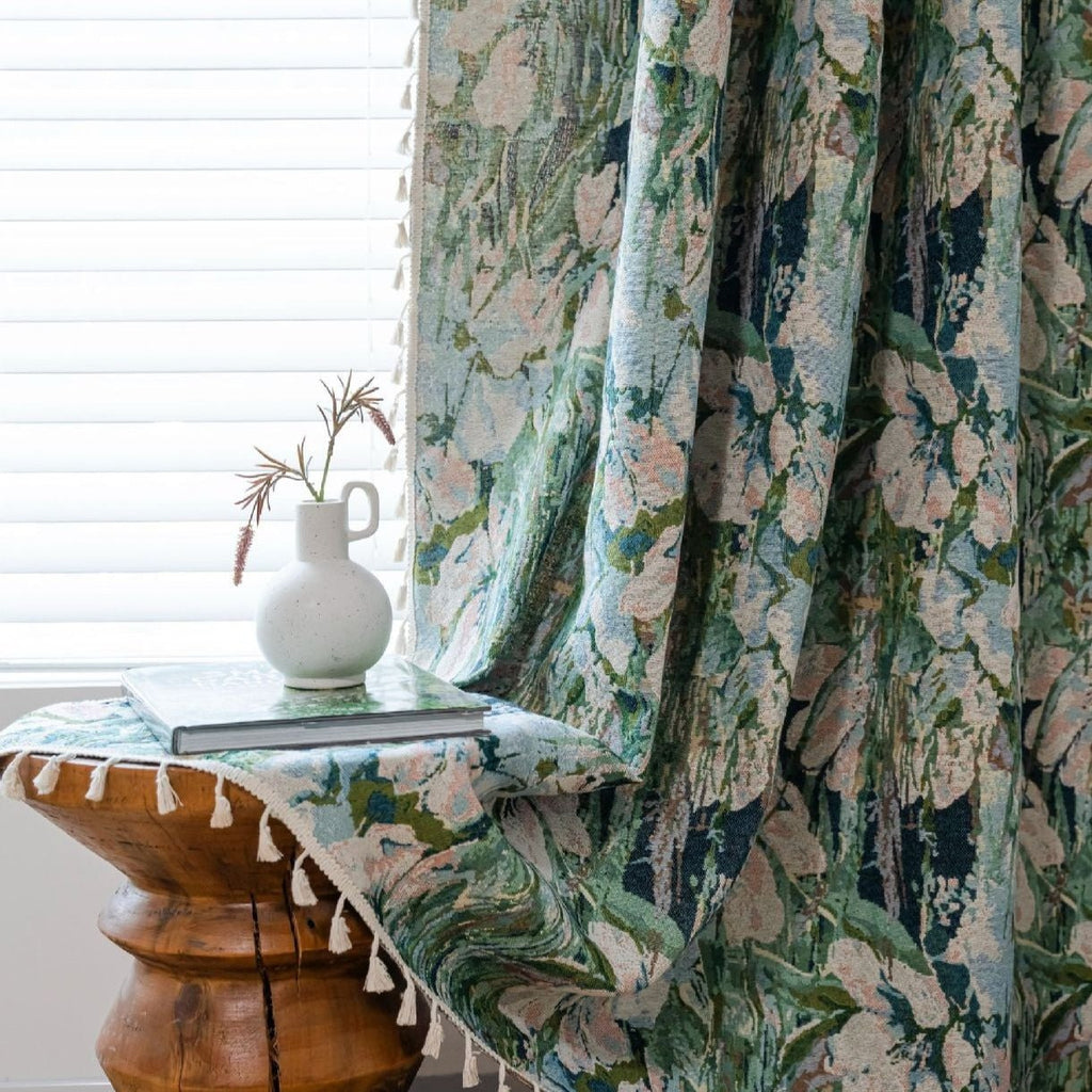 Soft Tulip Tassel Curtain