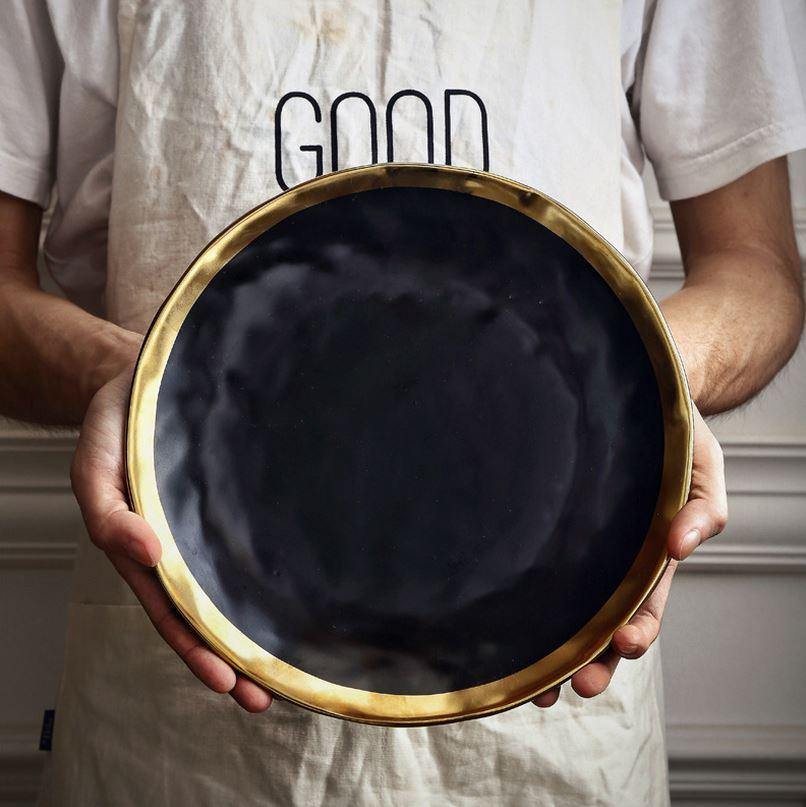 Solar Eclipse Dinner Plate