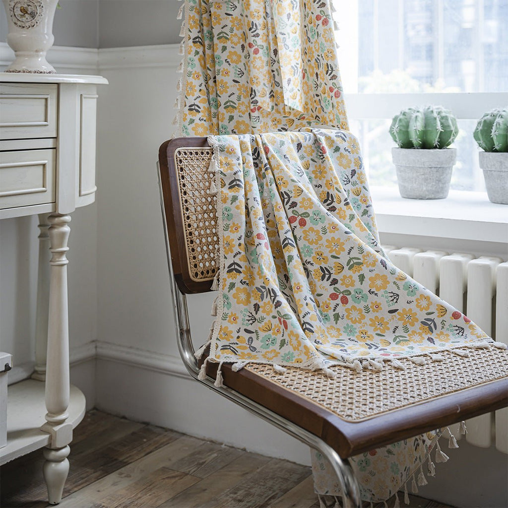 Spring Time Tassel Curtain