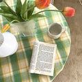 Springtime Checkered Table Cloth