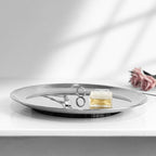 Stainless Steel Round Serving Tray