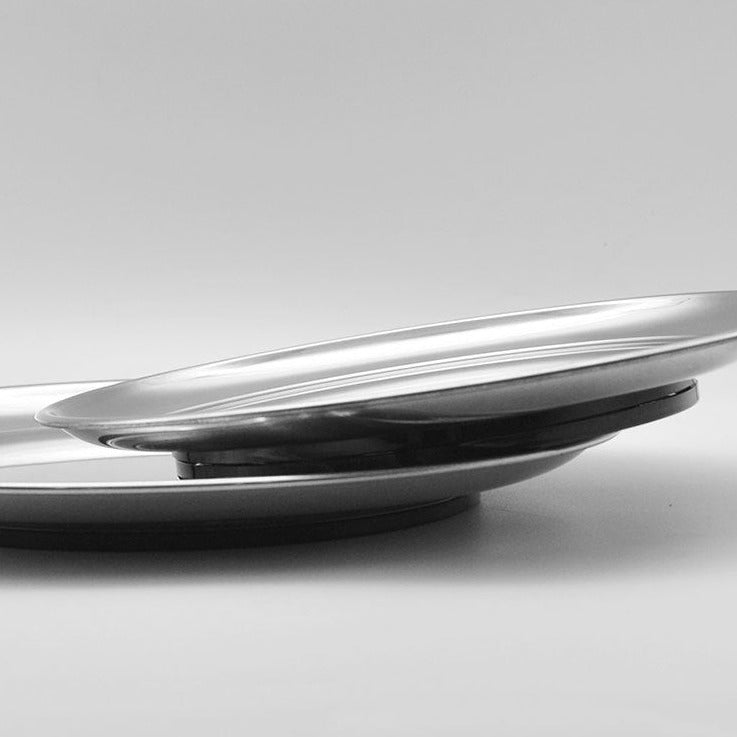 Stainless Steel Round Serving Tray