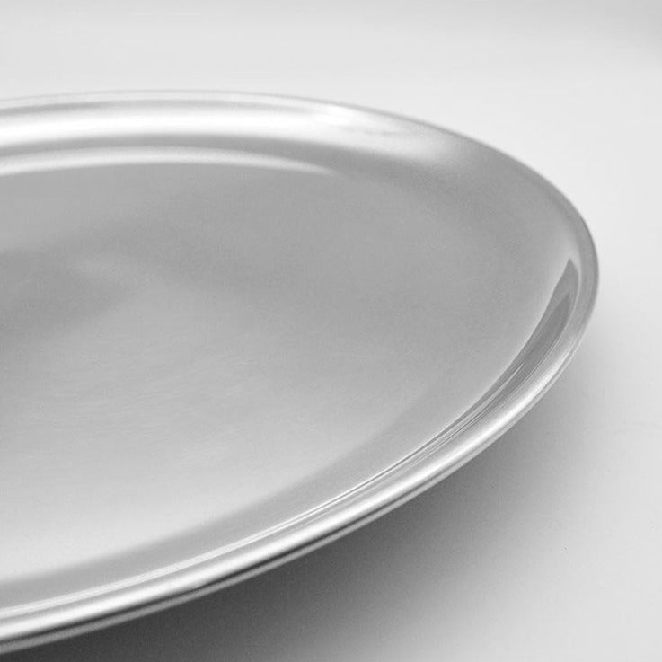 Stainless Steel Round Serving Tray