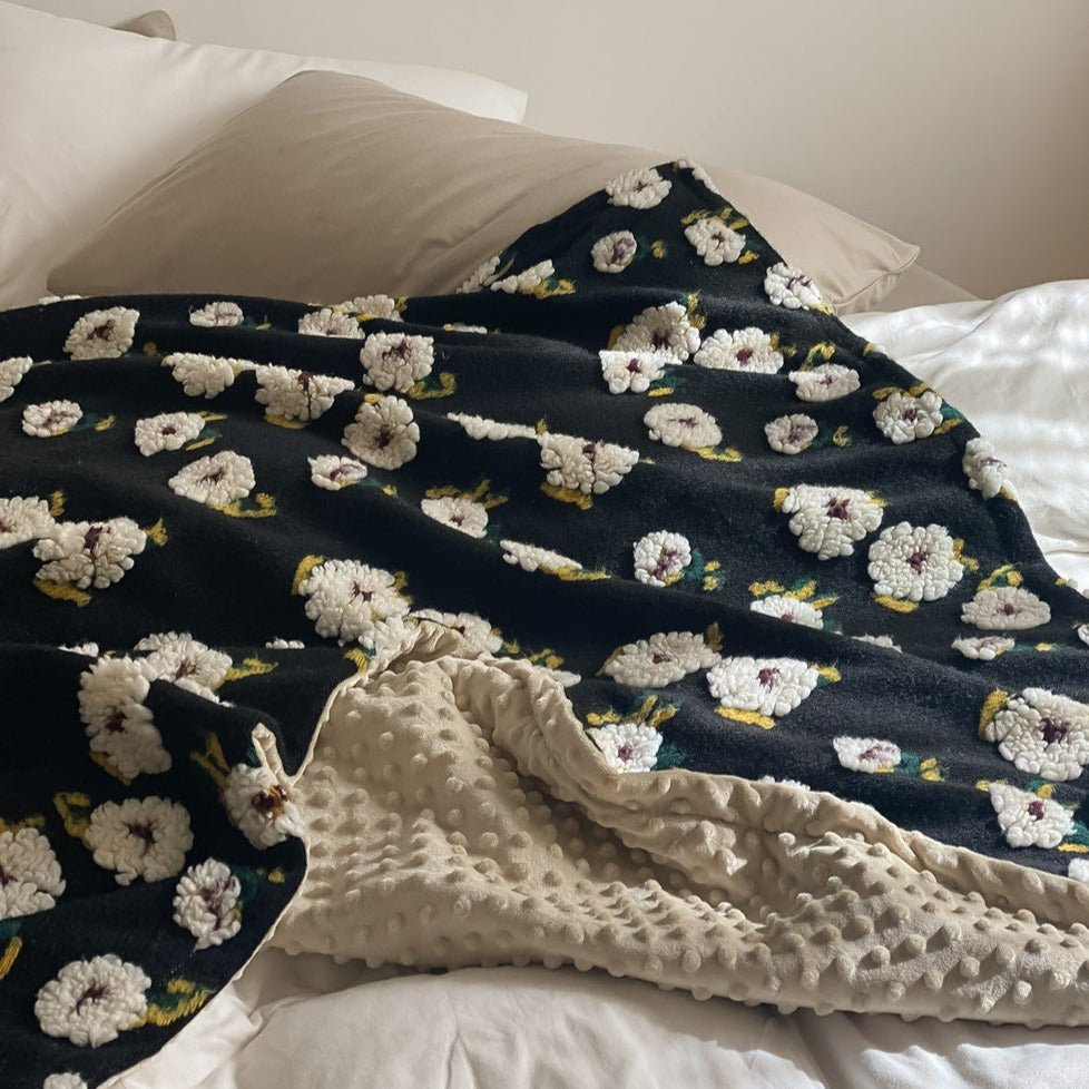 Stitched Floral Blanket