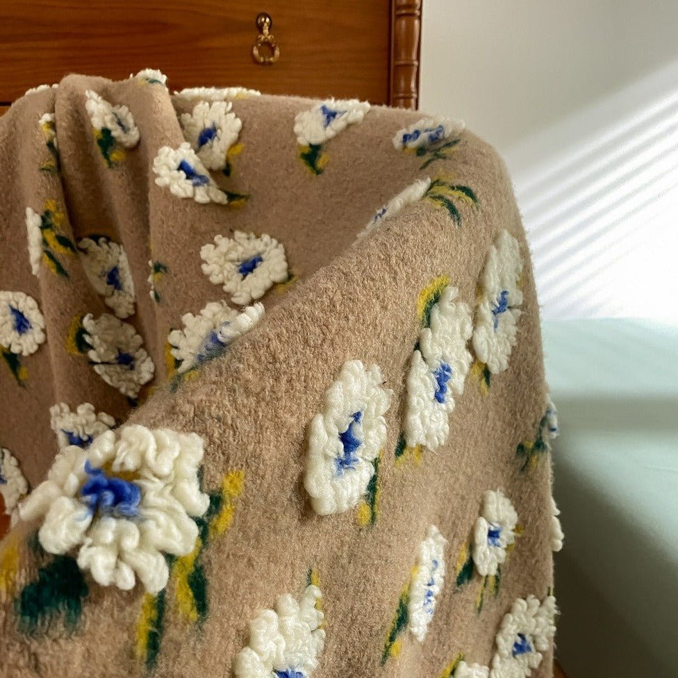Stitched Floral Blanket