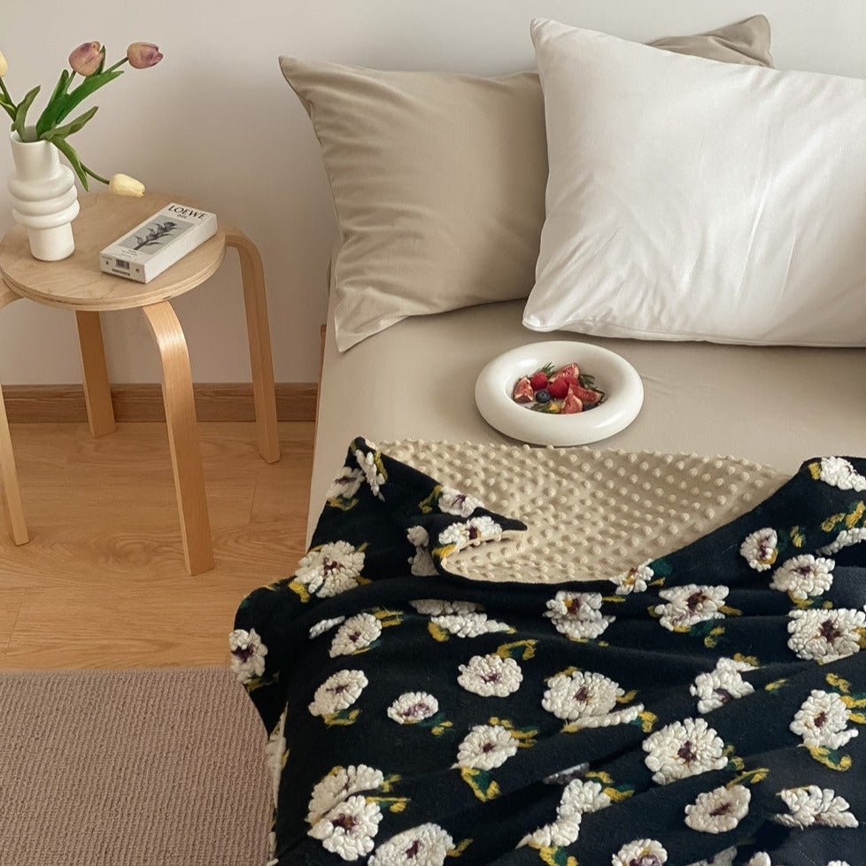 Stitched Floral Blanket