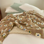 Stitched Floral Blanket