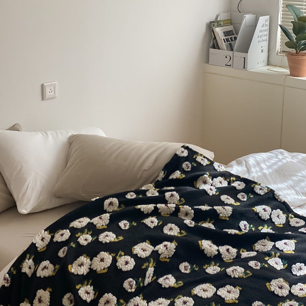 Stitched Floral Blanket