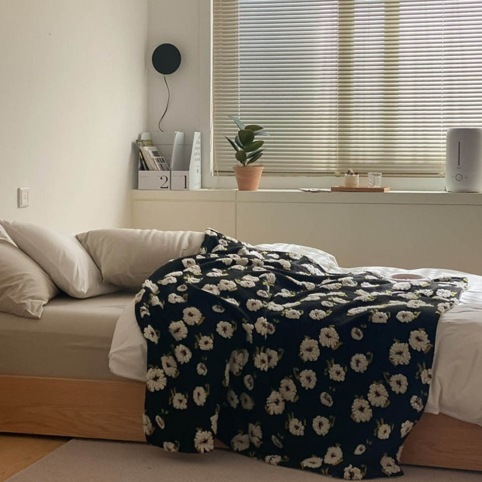 Stitched Floral Blanket