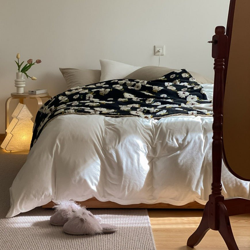 Stitched Floral Blanket