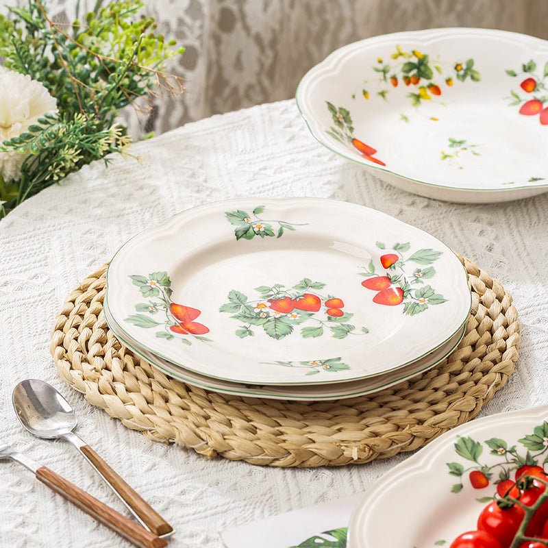 Strawberries Dinnerware