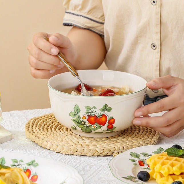 Strawberries Dinnerware