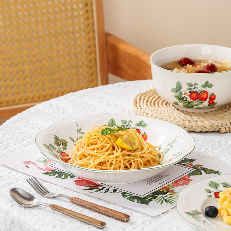Strawberries Dinnerware