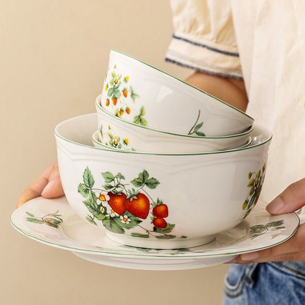 Strawberries Dinnerware