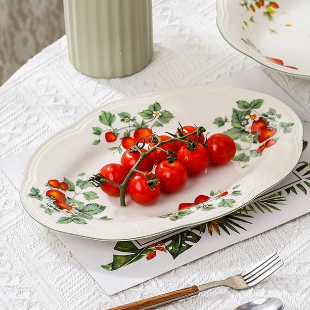 Strawberries Dinnerware