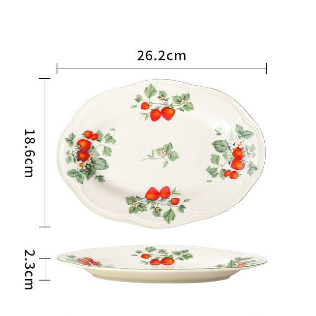 Strawberries Dinnerware