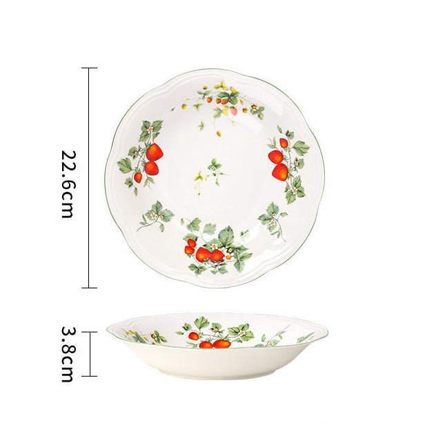Strawberries Dinnerware