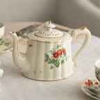 Strawberries Tea Cup & Pot