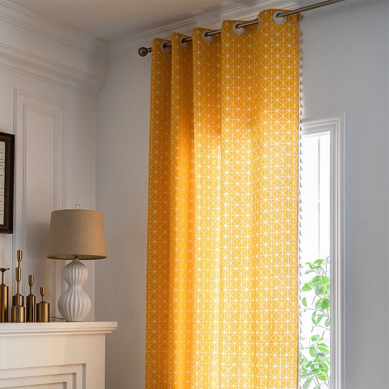 Sunburst Yellow Curtain