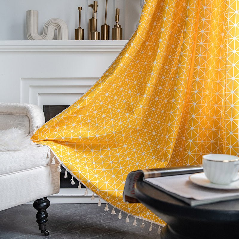 Sunburst Yellow Curtain