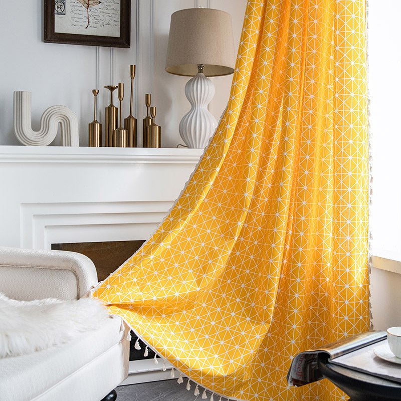 Sunburst Yellow Curtain