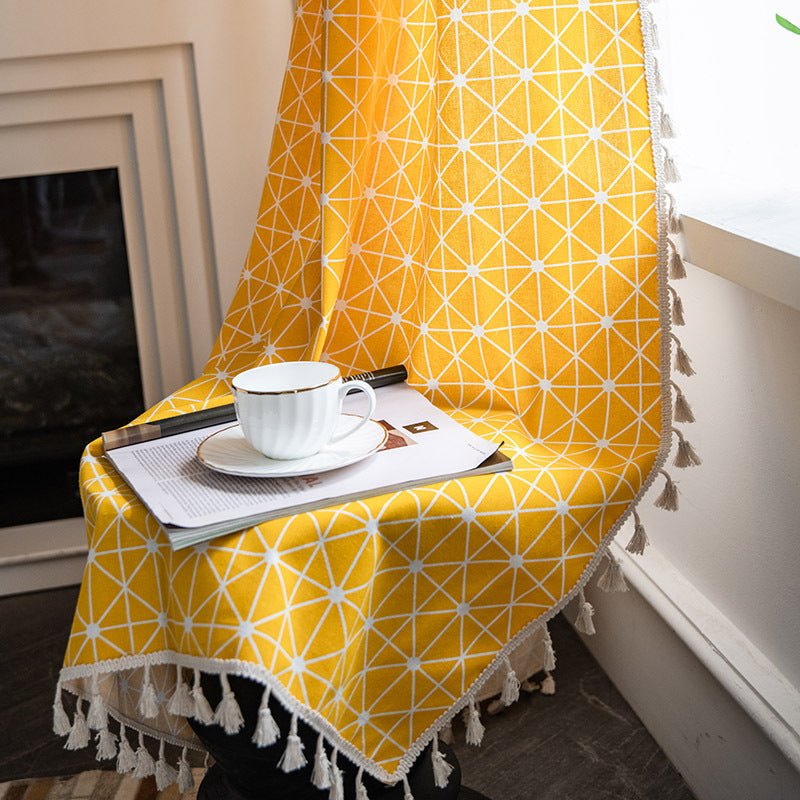 Sunburst Yellow Curtain