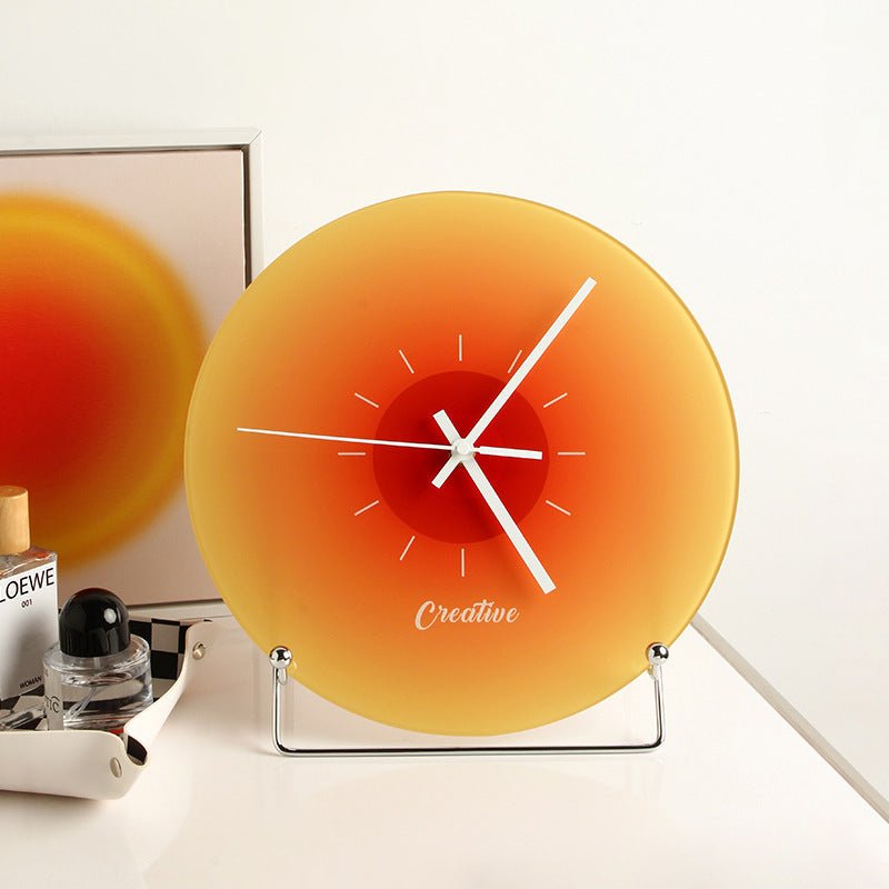 Sunset Silhouette Clock
