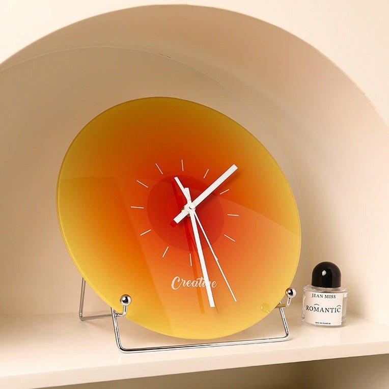 Sunset Silhouette Clock