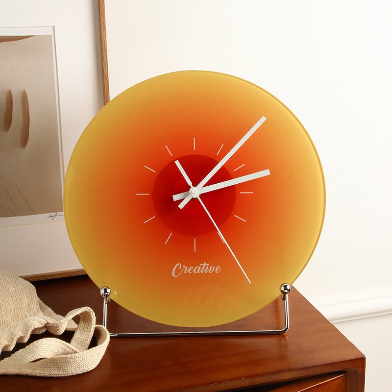 Sunset Silhouette Clock