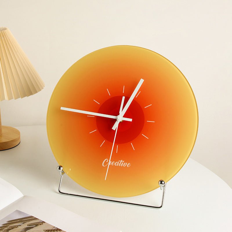 Sunset Silhouette Clock