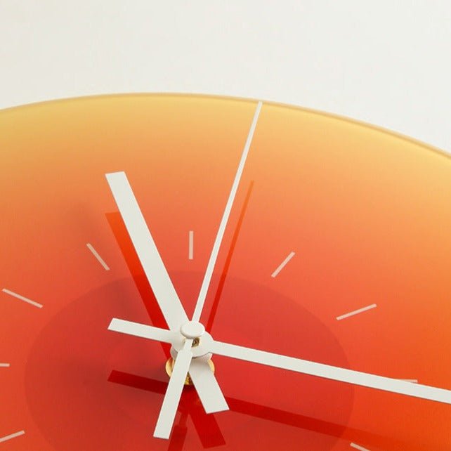 Sunset Silhouette Clock