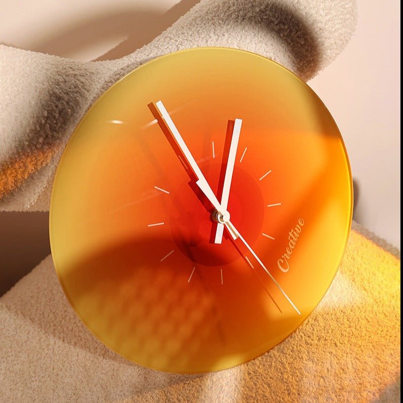 Sunset Silhouette Clock