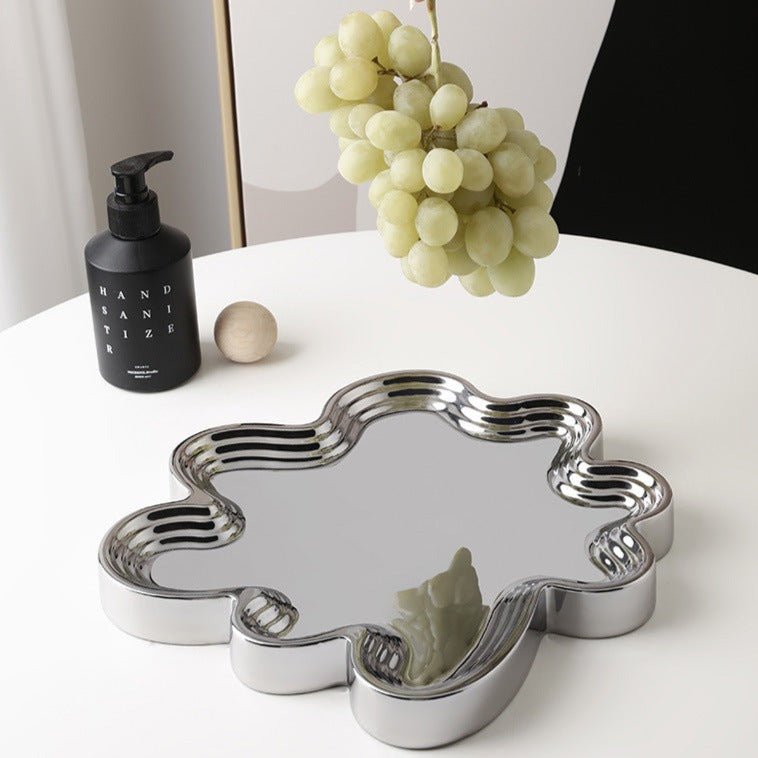 Swirl Mirror Tray