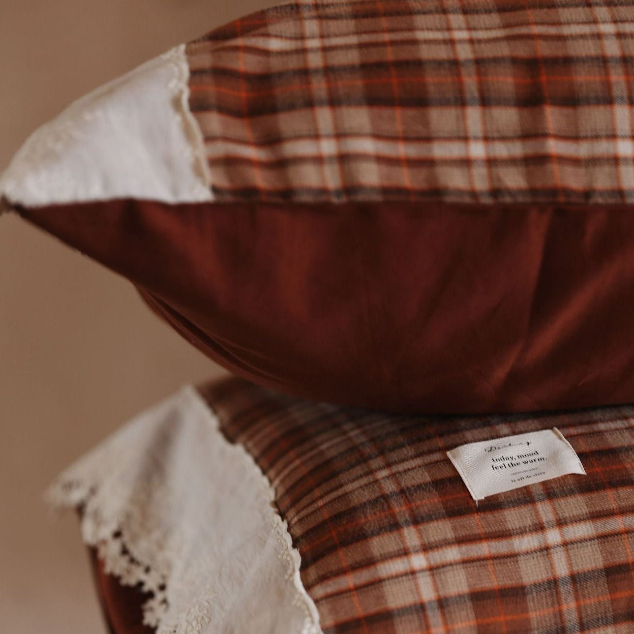 Tartan Rust Bedding