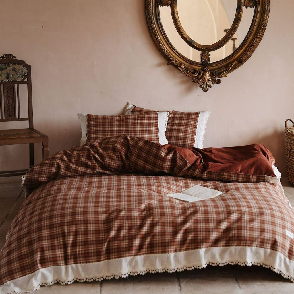 Tartan Rust Bedding