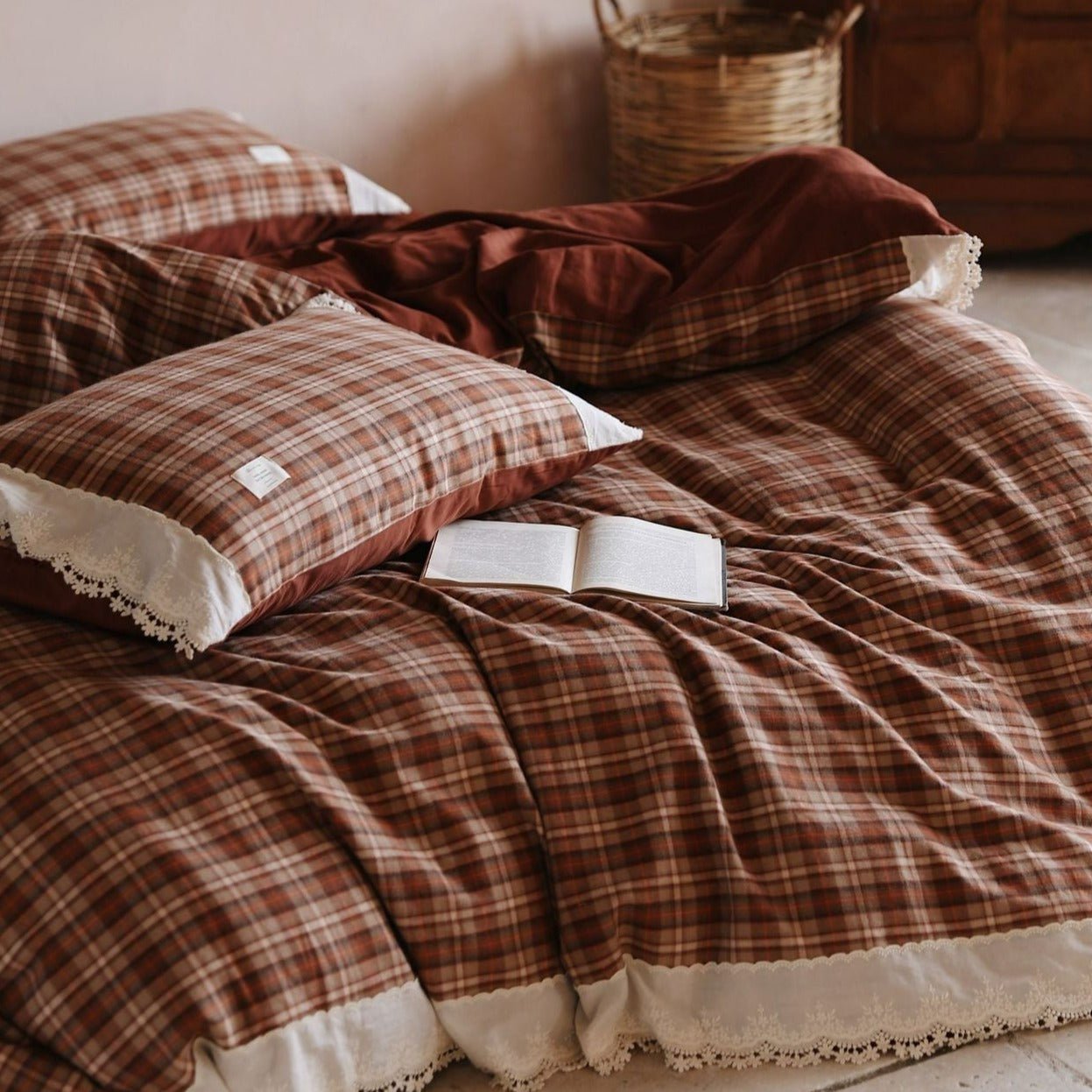 Tartan Rust Bedding