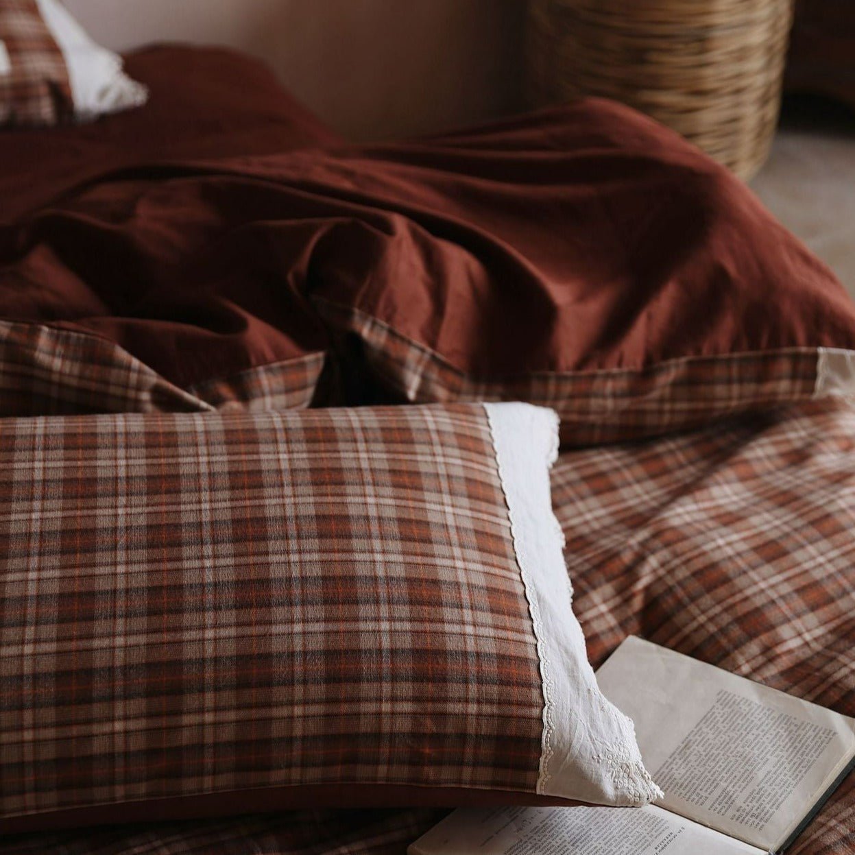 Tartan Rust Bedding