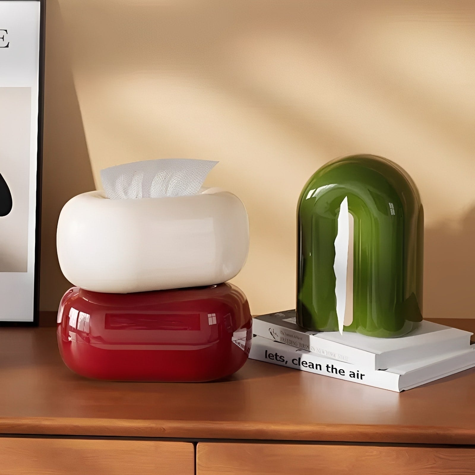 Solune Pebble Tissue Box