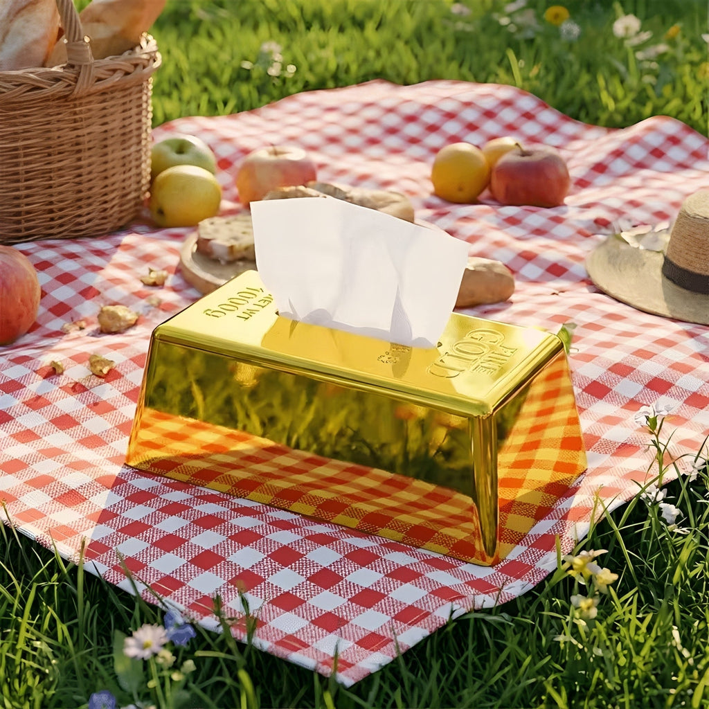 Sterling Gold Tissue Box