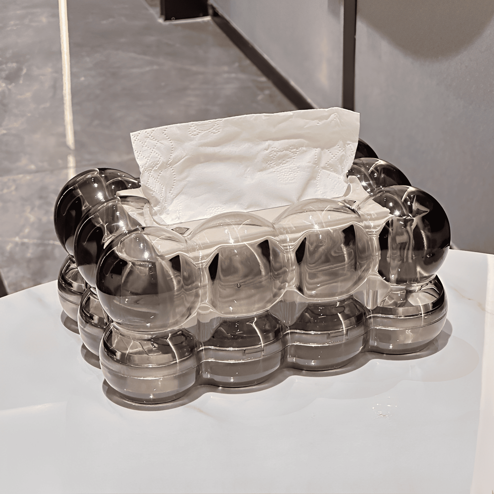 Celeste Acrylic Tissue Box