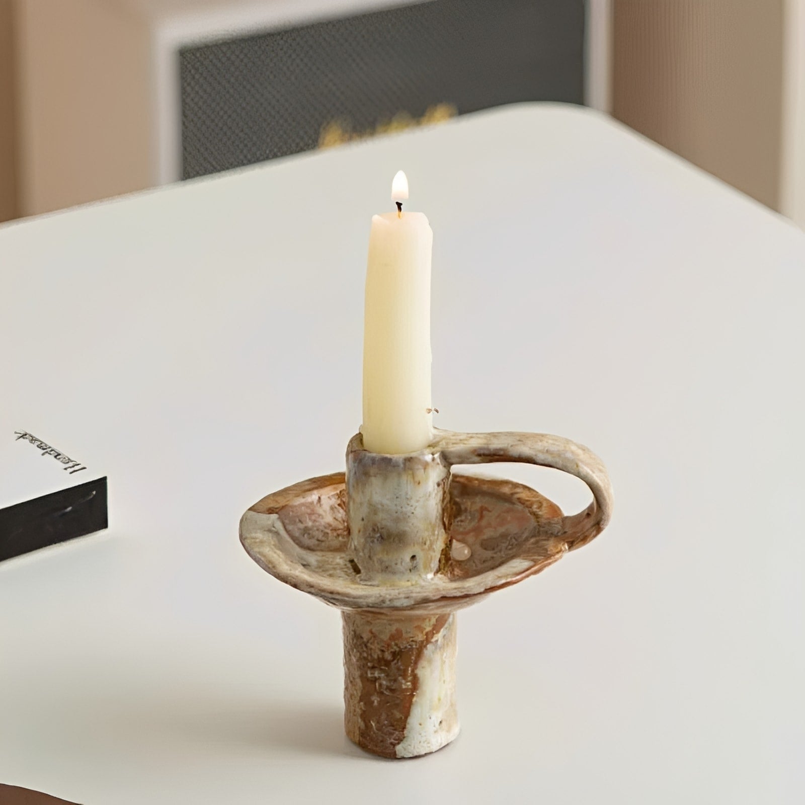 Kava Ceramic Retro Chamberstick