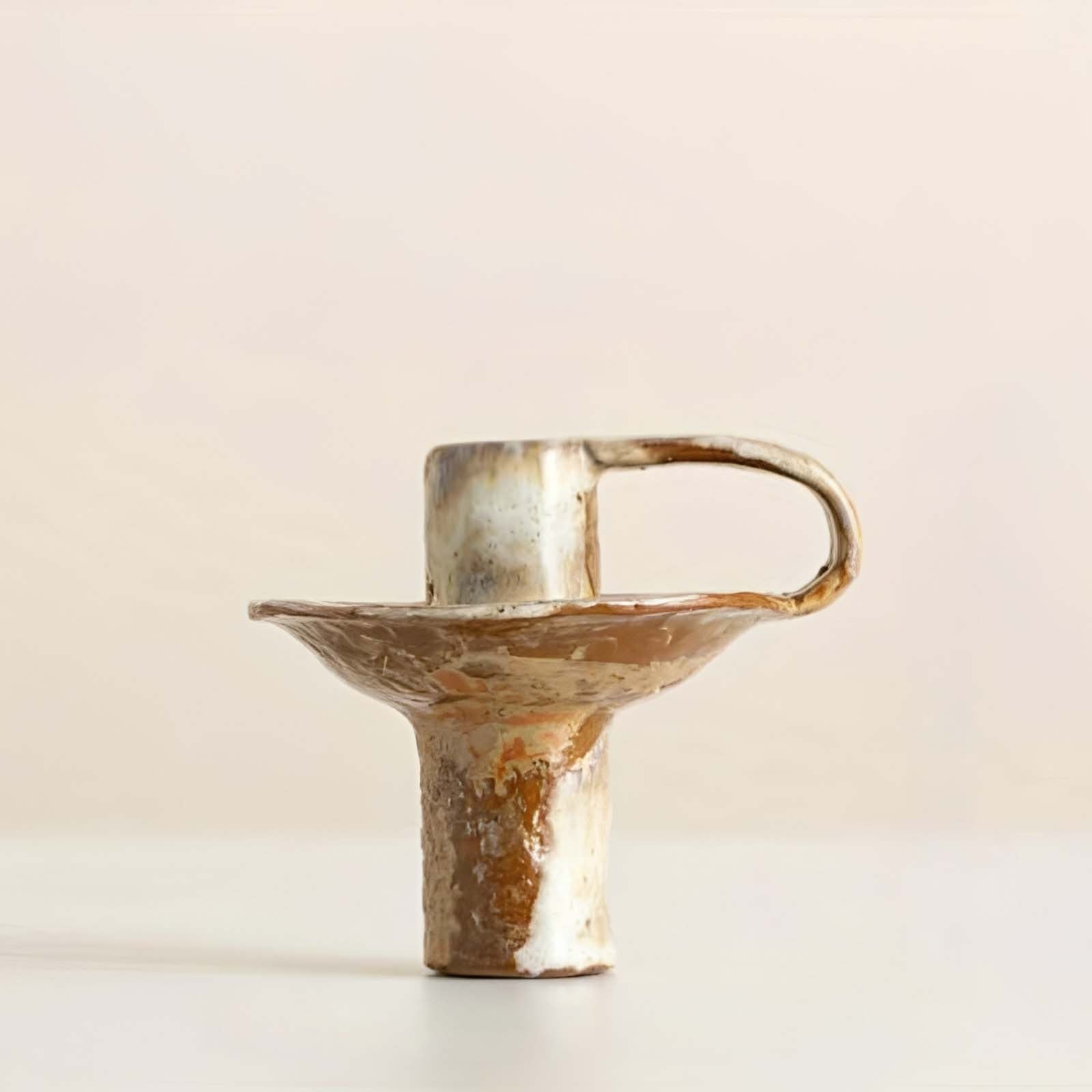 Kava Ceramic Retro Chamberstick