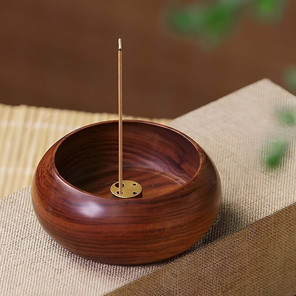 Satori Wood Incense Holder