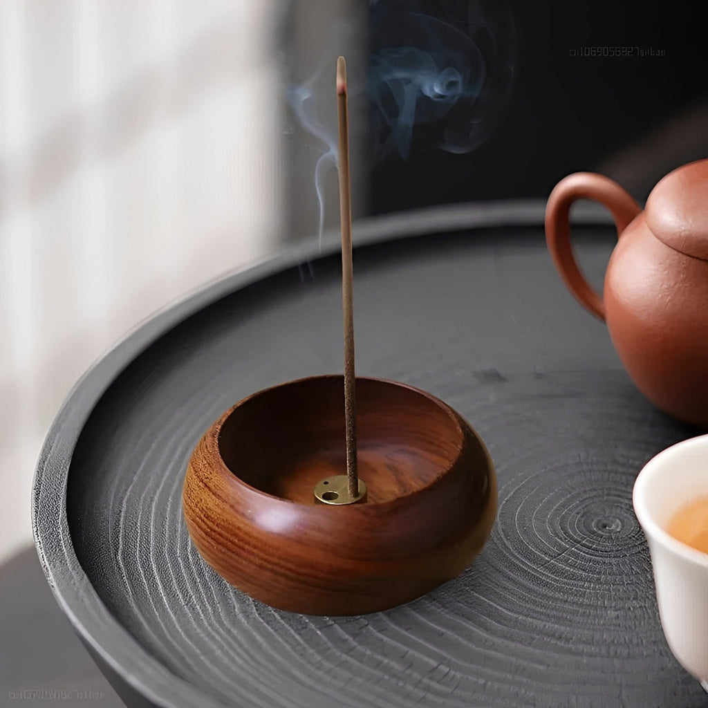 Satori Wood Incense Holder
