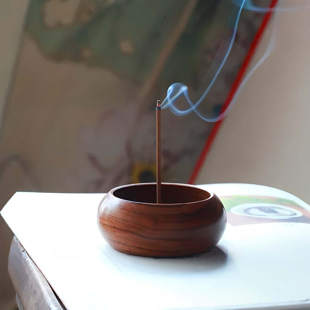Satori Wood Incense Holder