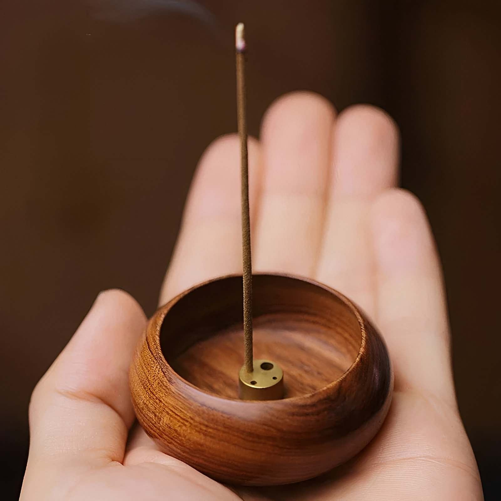Satori Wood Incense Holder