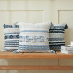 Tassel Embroidered Cushion