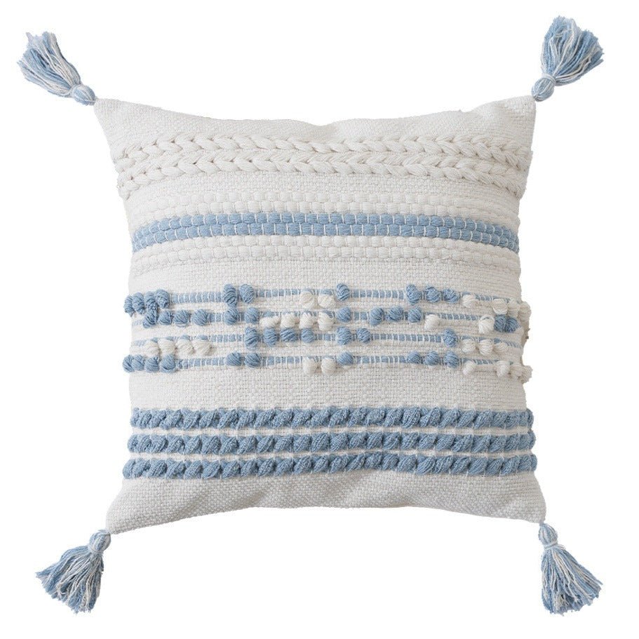 Tassel Embroidered Cushion