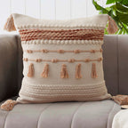 Tassel Embroidered Cushion